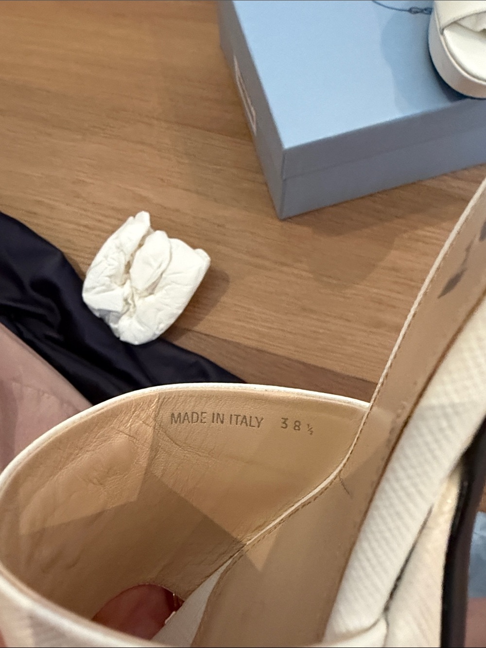 Authentic white Prada mules - Picture 8 of 8
